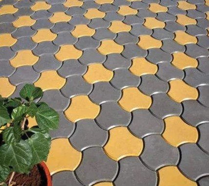 Yellow Pavers